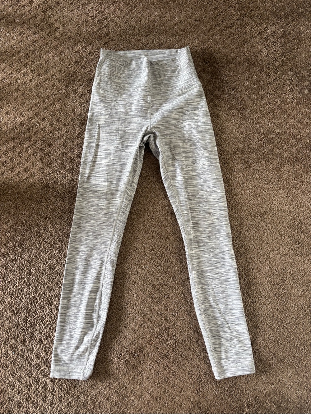 lululemon athletica Heather Gray High-Rise Leggings